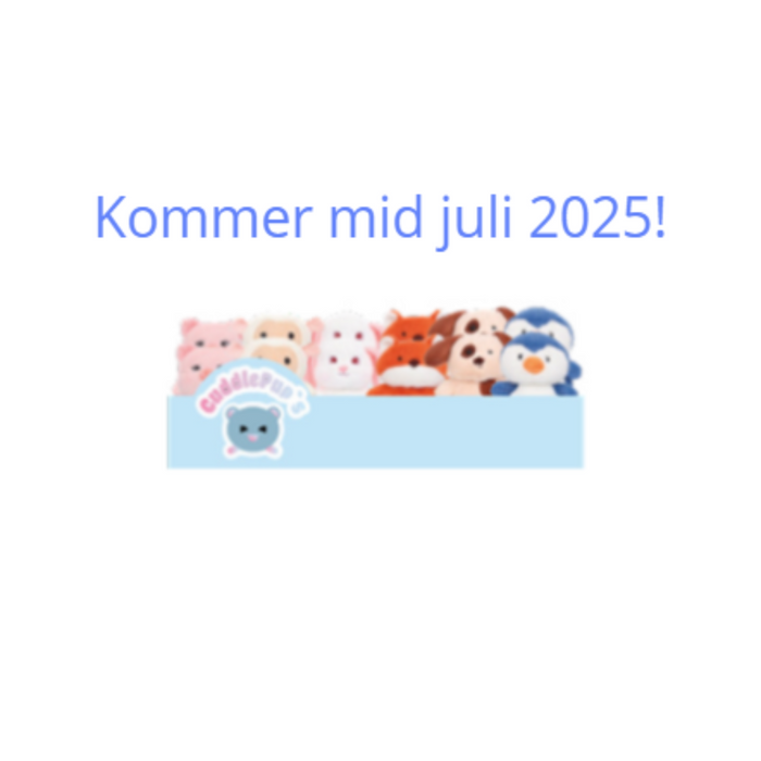 Cuddlepups i Hylle-display 30x30 cm (utsending fra mid juli 2025)