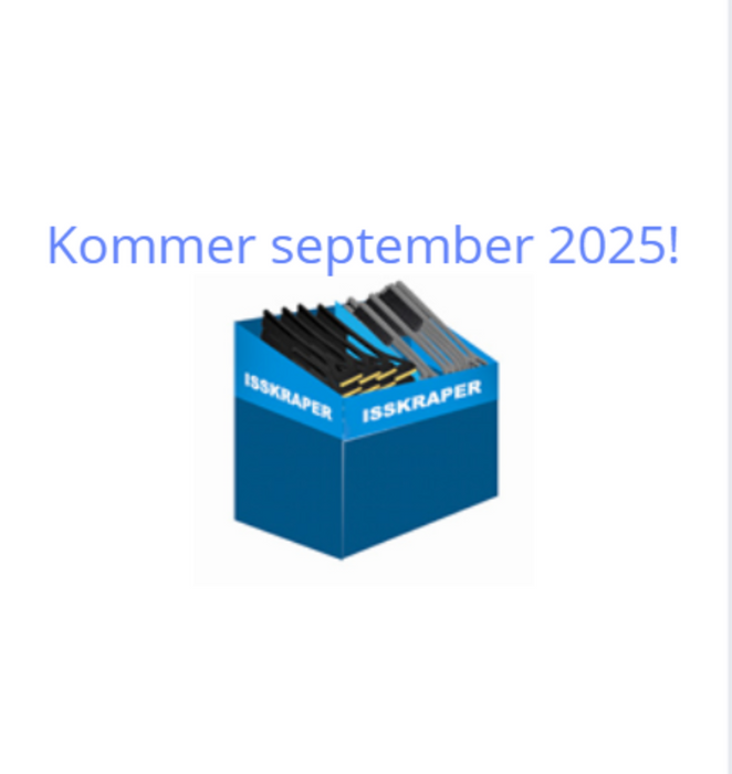 Snø- og isskrape assortert DISPLAY (utsending september 2025)