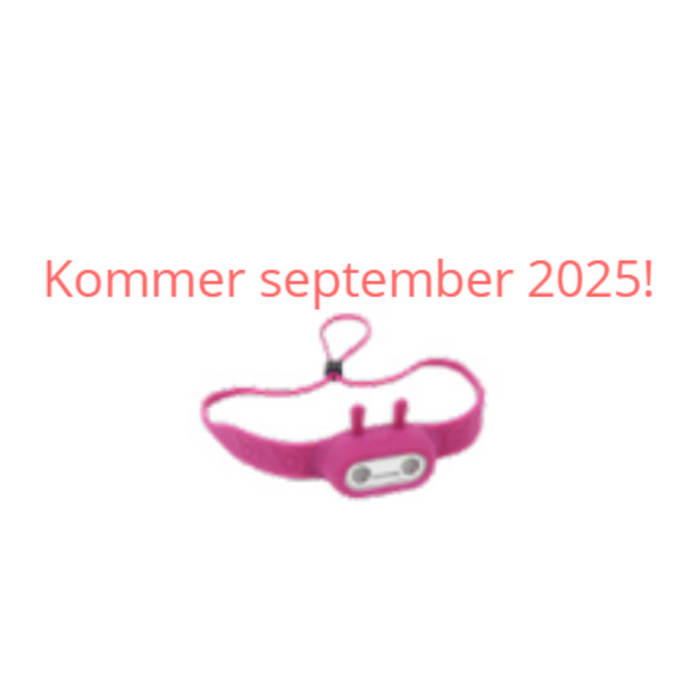 Hodelykt for barn hvit og rosa ass (utsending september 2025)