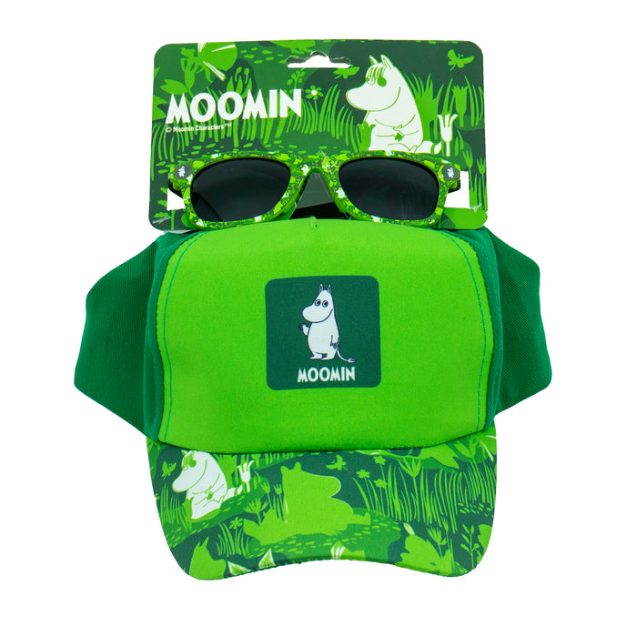 Moomin solbriller m/ caps grønn
