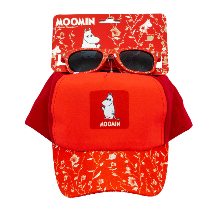 Moomin solbriller m/ caps rød