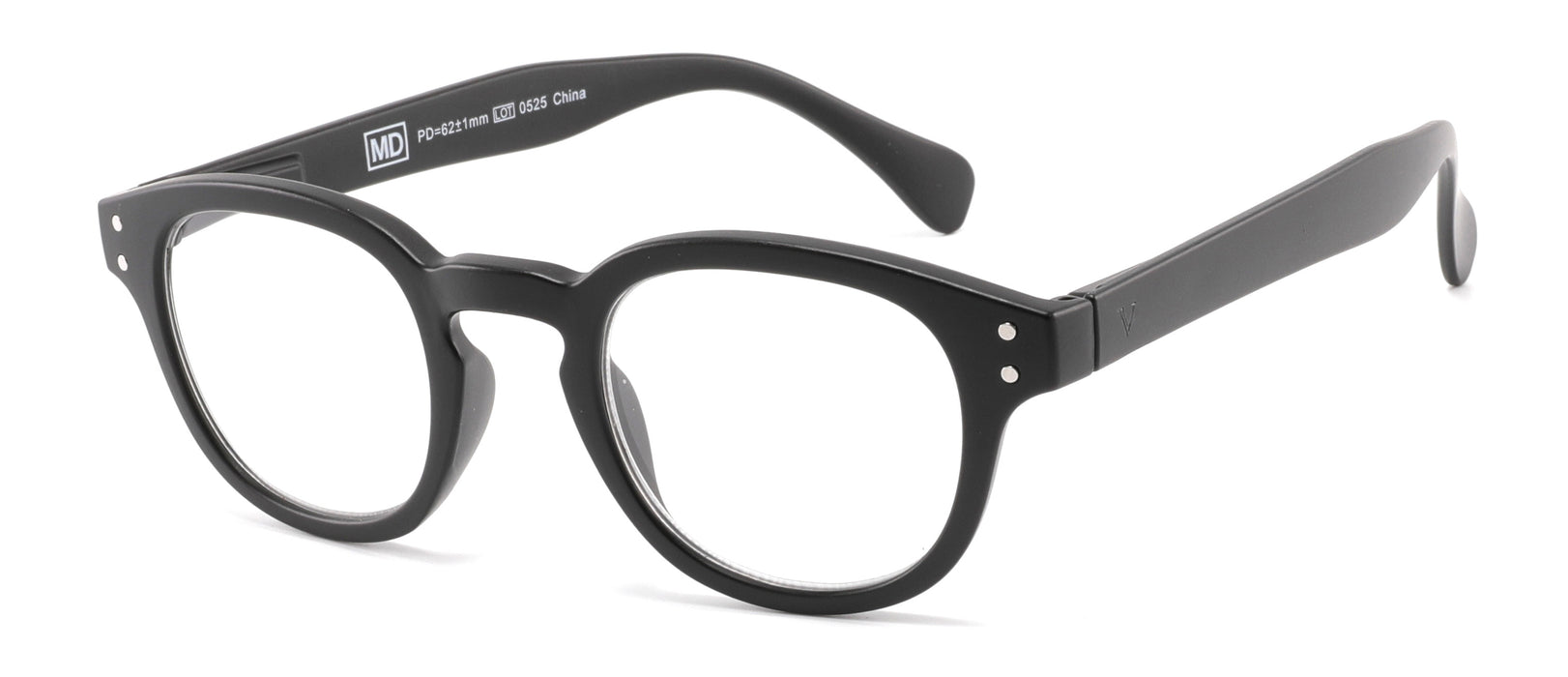 Vision Lesebriller (Matt Sort) Prisgruppe B