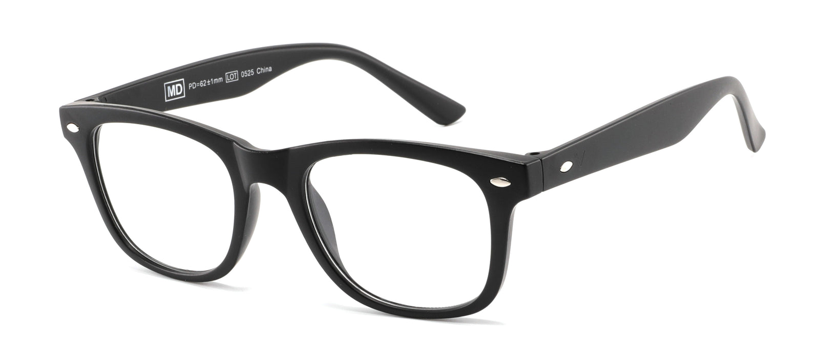 Vision Lesebriller (Matt Sort) Prisgruppe A