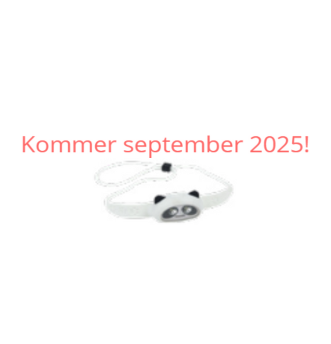 Hodelykt for barn hvit og rosa ass (utsending september 2025)