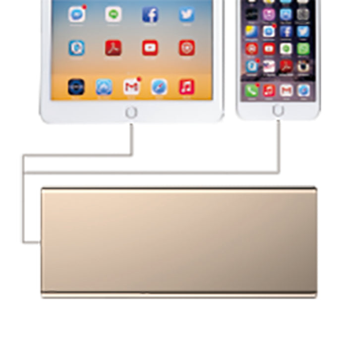 Power Bank Flat Aluminium 4000 mAh