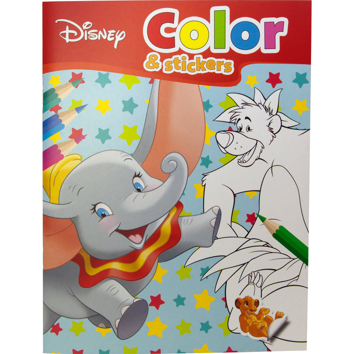Disney Color & stickers malebok