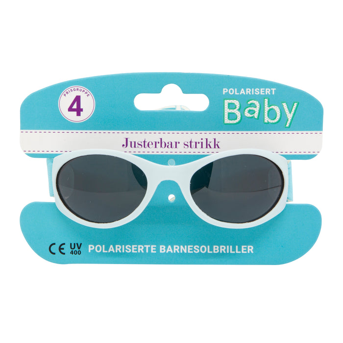 Baby solbriller med justerbar strikk - Polarisert